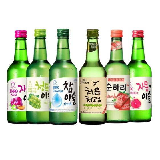 Soju Coreano Teor Alcoólico, É feito
